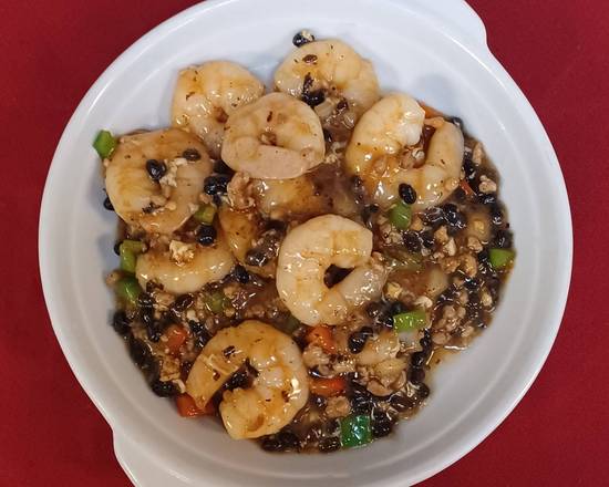 55. Sauteed Prawns in Lobster Sauce (蝦龍糊)